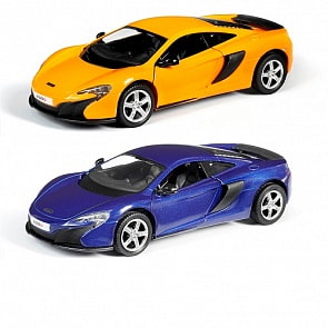 Металлическая инерционная машина RMZ City - McLaren 650S, 1:32, 2 цвета (RMZ City, 554992)