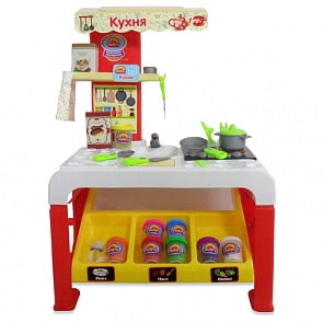 Набор - Креативная мастерская, кухня с аксессуарами для лепки (ABtoys, PT-00696)