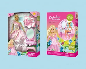 Кукла Defa с аксессуарами и туалетным столиком, 29 см (Defa Lucy, 8076d)