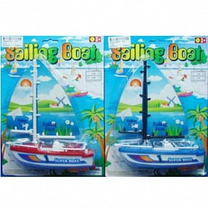 Катер с мачтой, на батарейках (A636-H03001sim)