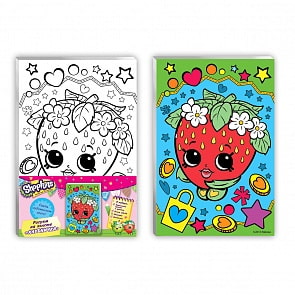 Роспись по холсту Shopkins - Клубничка (Росмэн, 32238ros) 