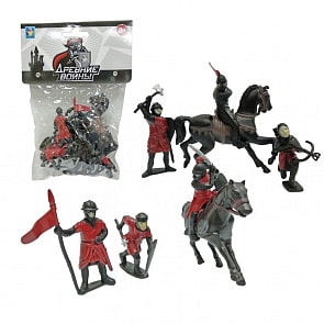 Набор фигурок рыцарей – Древние войны, 8 шт. (1toy, Т10495)