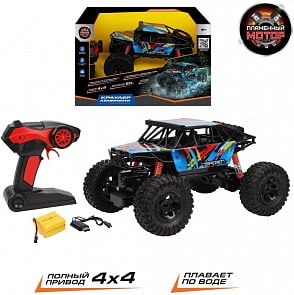 Краулер на р/у - Гидроход, 4WD, плавает по воде, преодолевает препятствия (Пламенный мотор, 870425)