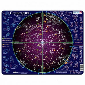 Пазл – Созвездия, 70 элементов (Larsen, SS2)