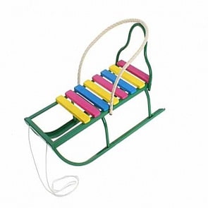 Санки - Вятские-2, зеленые (ТД Усть-Люга, 82656)