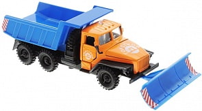 Машина металлическая инерционная - Урал – Снегоуборщик (Технопарк, CT10-056-2 +3sim)