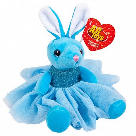 Мягкая игрушка - Кролик в платье, 20 см 