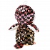 Игрушка мягкая - Сова из пайеток пятнистая, 21 см  - миниатюра №3