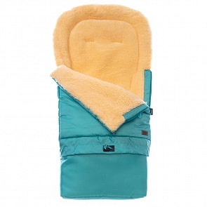 Конверт зимний меховой Nuovita Alaska Pesco, цвет - Turchese/Бирюзовый (Nuovita, NUO-ALAP_Turchese/Бирюзовый)