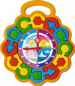 Обучающая игрушка - Часики пазлы (Stellar, 01329-no)