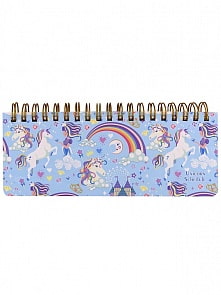 Планнер на неделю - Единорог с кольцами, голубой (МихиМихи, MM62255)