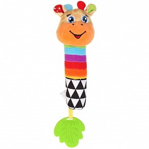 Погремушка-пищалка с прорезывателем - Жирафик (Умка, RS-G)