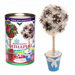 Набор для творчества топиарий Зимняя сказка, 21 см. (Волшебная мастерская, ТП-08)
