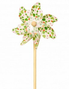Ветрячок – Цветы, 48 см, белый (ЯиГрушка, 12203)