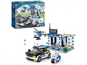 Конструктор - Полицейский, 522 детали (Banbao, 7002)