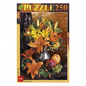 Пазлы - Букет цветов, 250 элементов (Hatber, 250ПЗ3_09919)