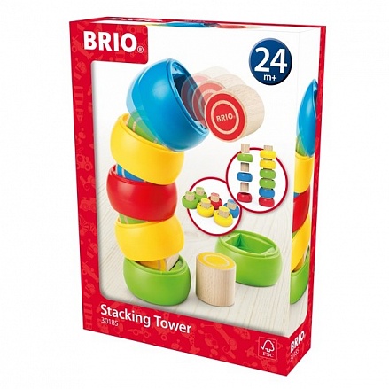 Сборная башенка Brio, 12 деталей 