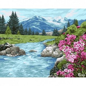 Рисование по номерам на холсте – Свежесть Алтая, 40 х 50 (Фабрика Творчества, A118)