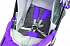 Санки-коляска Snow Galaxy - City-1 - Серый Зайка, цвет фиолетовый, на больших колесах Ева, сумка, варежки  - миниатюра №9
