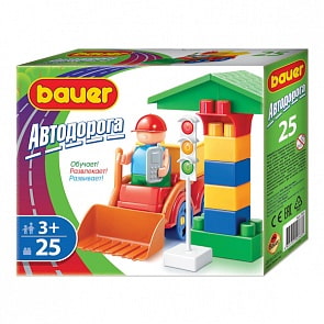Конструктор серии Автодорога, 25 элементов (Bauer, 363 БАУЕР)