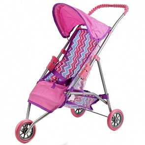 Коляска для кукол металлическая, с корзиной (Карапуз, 63CG-C1sim)