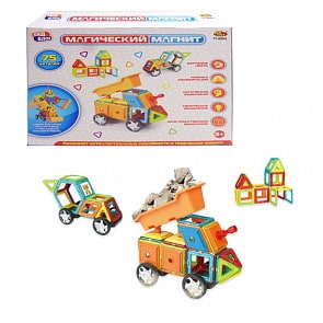 Конструктор - Магический магнит, 75 деталей (Abtoys, PT-00843)