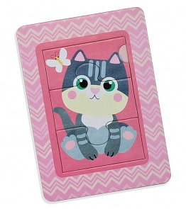 Пазл в рамке – Котенок, 3 элемента (Десятое королевство, 02900ДК)