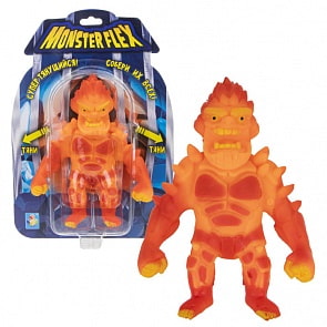 Тянущаяся фигурка из серии Monster Flex Вулкан, блистер, 15 см (1toy, Т18100-9)