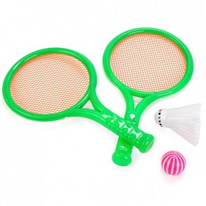 Набор - Ракетки детские 26 см, мяч, волан (Shantou Gepai, B1529528sim)