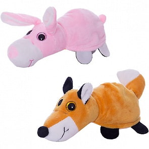 Мягкая игрушка-перевертыш – Лиса/Заяц, 16 см (Teddy, M5011)