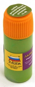 Краска зеленая авиа-интерьер (Звезда, АКР-21)