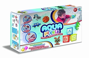 Набор для творчества Aqua pixels, 600 деталей - Веселые животные (1toy, Т12337)