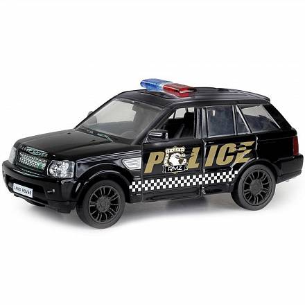 Металлическая инерционная машина RMZ City - Land Rover Range Rover Sport, 1:36, полицейская машина 