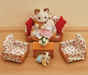 Sylvanian Families - Мягкая мебель для гостиной (Sylvanian Families, 4464st)