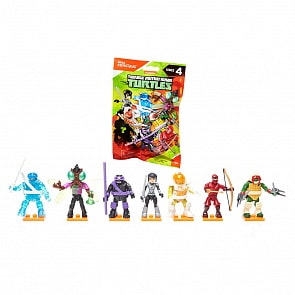 Черепашки Ниндзя MB - Персонажи мультфильма (Mattel, Mega Bloks, FDB65)