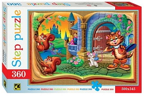 Пазл Кот в сапогах, 360 элементов (Step Puzzle, 73025)