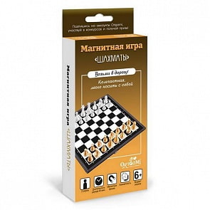 Настольная магнитная игра - Шахматы, 33 предмета (Origami, 05324)