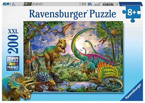 Пазл - Мир динозавров, 200 деталей (Ravensburger, 12718)