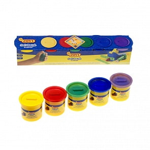 Мягкая паста для лепки в банках, 5 штук по 110 г (Jovi, 405)