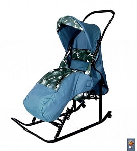 Санки-коляска «Шустрик» Имго-6 с колесиками (RT, 3714RT)