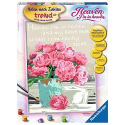 Раскрашивание по номерам «Пионы» (Ravensburger, 28883st) - миниатюра