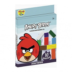 Пластилин Angry Birds, 10 цветов, 200 г (Centrum, 84440) Пластилин Angry Birds, 10 цветов, 200 г (Centrum, 84440)