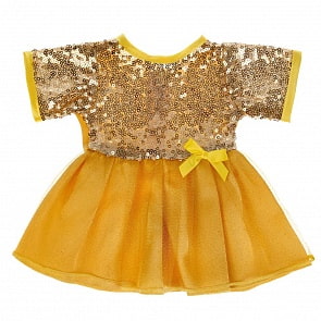 Платье с пайетками для кукол 40-42 см (Карапуз, OTF-2006D-RU)