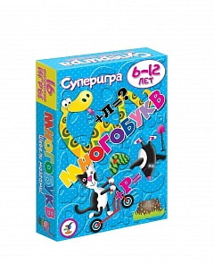 Карточная настольная игра – Многобукв, 6-12 лет (Дрофа-Медиа, 3579)