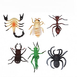 Набор из 6 насекомых, 10 см. (Играем вместе, P9502/06sim)