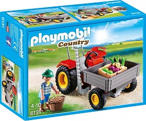 Игровой набор из серии Ферма - Уборочный трактор (Playmobil, 6131pm)