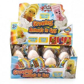 Игрушка яйцо с утенком, растущим в воде, несколько видов (HGL, SV12971)