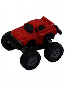 Машинка-мини гоночная Die-Cast, фрикционная, рессоры, красная (Funky Toys, FT61025)