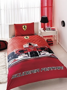 Детское постельное белье FERRARI, двустороннее, 3-12 лет (TAC, 7040B-8800000918) 