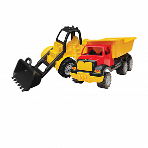 Набор машинок - Грузовик и Бульдозер, 45 см (Terides, Т8-017)